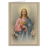 Jesus holding the Eucharist & Chalice (Front)