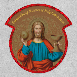 Jesus Holding Up the Eucharist (SNV 050) Patch