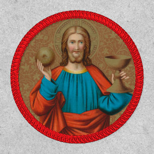 Jesus Holding Up the Eucharist (SNV 050) Patch