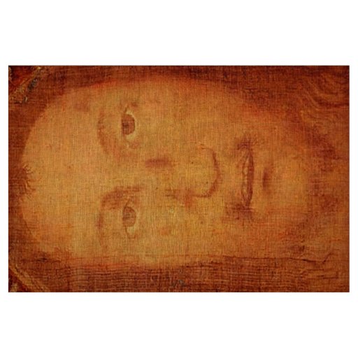 Jesus Holy Face Shroud Manoppello Linen Cloth