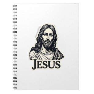 Jesus Holy Name Vintage Engraving Shirt 2 Notebook