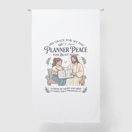 Jesus Homeschool Mom Planner Shirt Faith Based Des Sheer Curtains