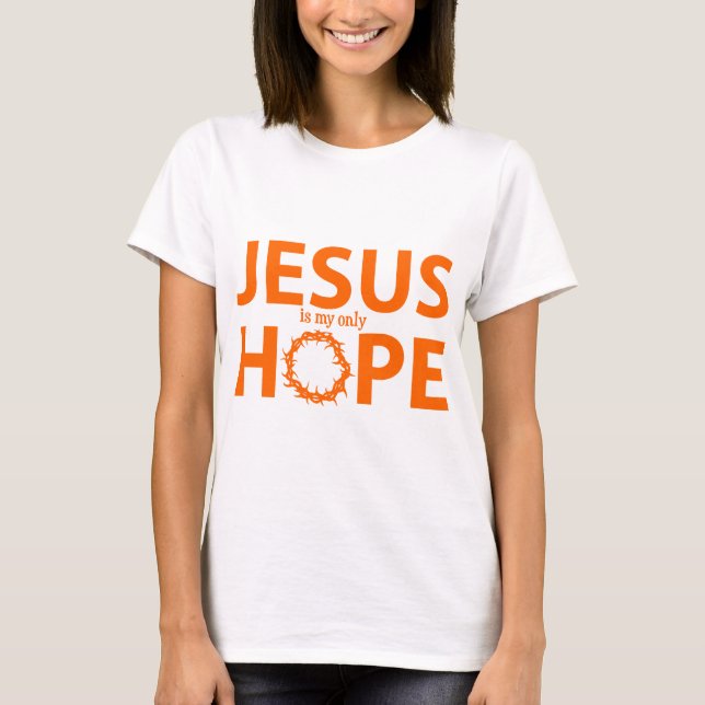 jesus hope orange T-Shirt (Front)