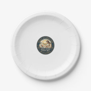 Jesus Hospice End Of Life Comfort Shirt Christian Paper Plates
