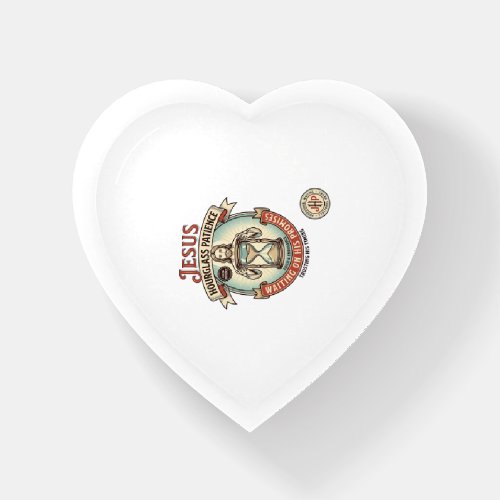 Jesus Hourglass Patience Jesus Hourglass Patience Paperweight