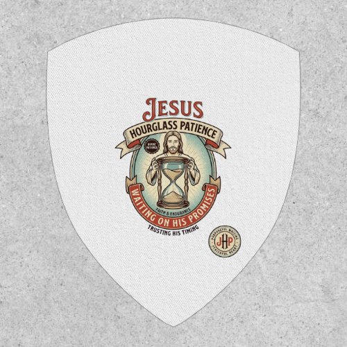 Jesus Hourglass Patience Jesus Hourglass Patience Patch