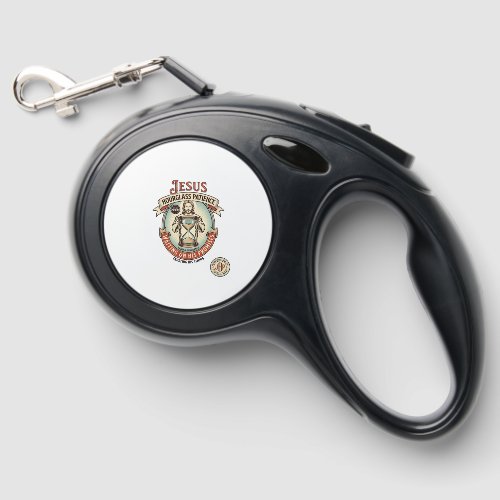 Jesus Hourglass Patience Jesus Hourglass Patience  Retractable Pet Leash