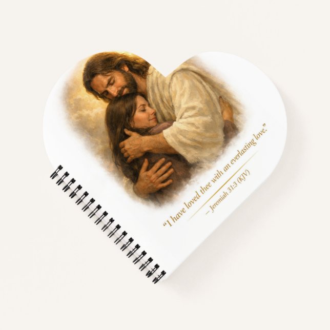 Jesus Hugging His Daughter – Everlasting Love Post Notebook (Front)