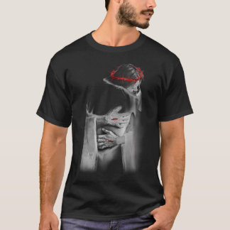 Jesus Hugging Me Jesus Embracing Me God Hug Chris T-Shirt