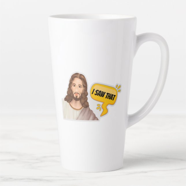 Jesus I Saw That Latte Mug (Right)