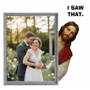 Jesus I Saw That Personalized Custom Photo Frame Cutout