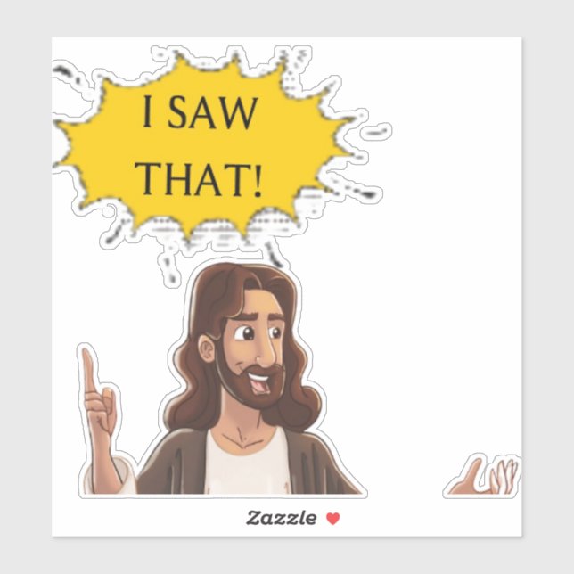 Jesus I saw that   Sticker (Sheet)
