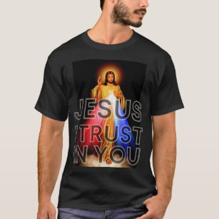 Jesus I Trust In You Divine Mercy Graphic Catholic T-Shirt
