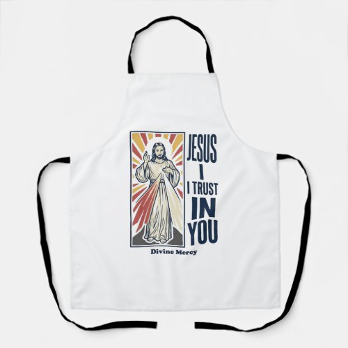 Jesus I Trust In You Divine Mercy Shirt Design_1 Apron