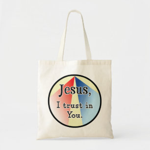 Jesus, I Trust in You: Divine Mercy Tote Bag