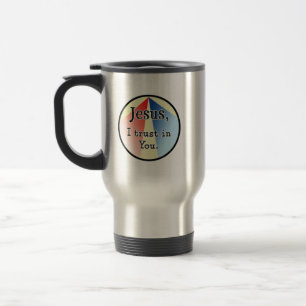 Jesus, I Trust in You: Divine Mercy Travel Mug