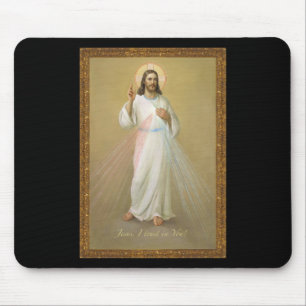 Jesus I Trust In You Mouse Pad