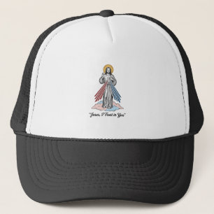 Jesus I Trust in You Vintage Engraving Shirt Desig Trucker Hat