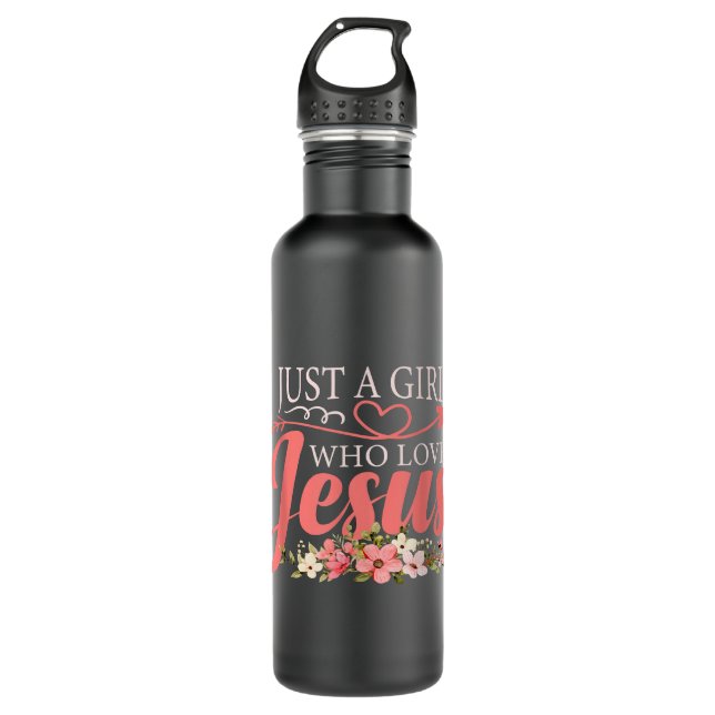 Jesus ill be Back christian Stainless Steel Water Bottle (Front)