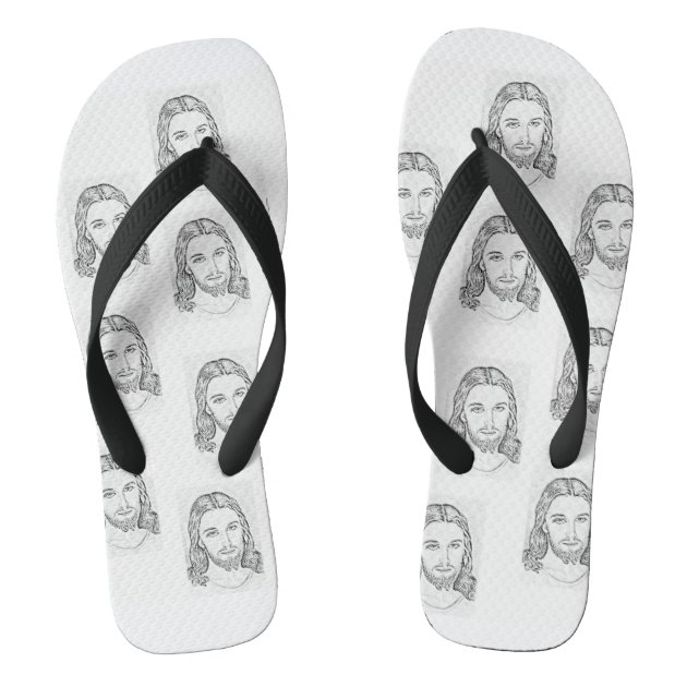 Jesus hot sale flip flops