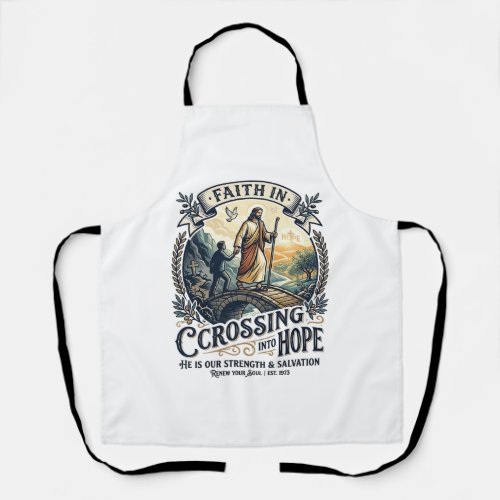 Jesus Immigration Starting Over Courage Shirt Chri Apron