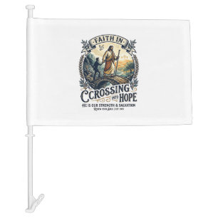 Jesus Immigration Starting Over Courage Shirt Chri Car Flag