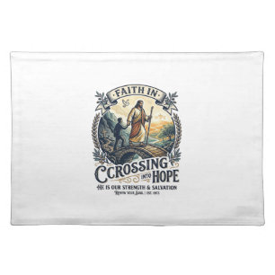 Jesus Immigration Starting Over Courage Shirt Chri Cloth Placemat