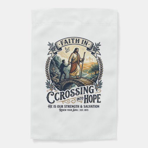 Jesus Immigration Starting Over Courage Shirt Chri Garden Flag