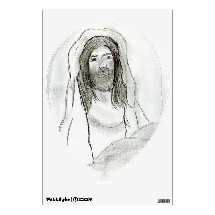 Jesus in Cave Wall Graphic