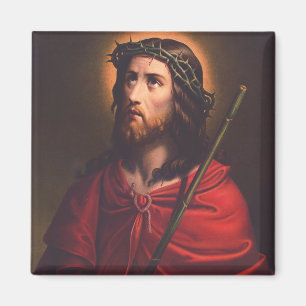 Jesus in Crown of thorns Magnet