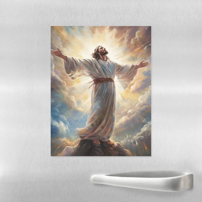 Jesus In Glory Magnetic Dry Erase Sheet (In Situ)