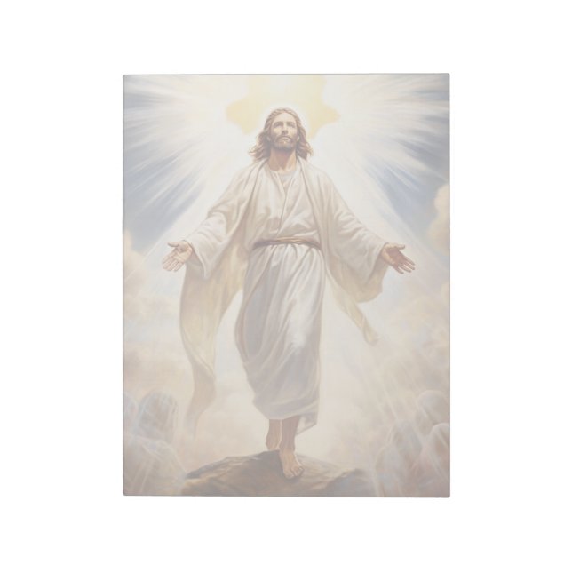 Jesus In Glory Notepad (Rotated)