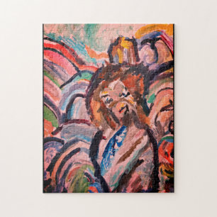 Jesus in heaven wooden box sign jigsaw puzzle