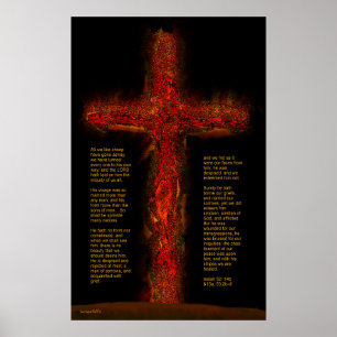 Jesus in Isaiah 53 Poster