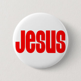 Jesus in Red Button