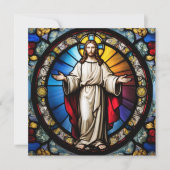 Jesus in stained glass style (Front)