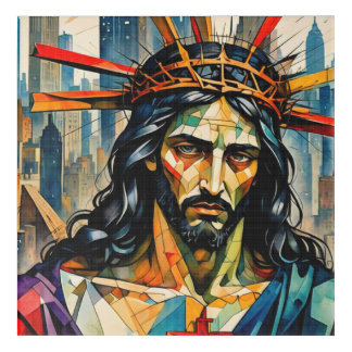 JESUS IN THE CITY 4 ACRYLIC PRINT