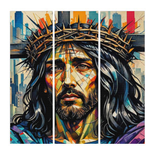 JESUS IN THE CITY TRIPTYCH