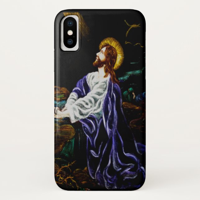Jesus in the Garden of Gethsemane Case-Mate iPhone Case (Back)