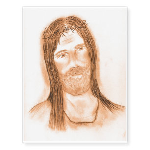 Jesus in the Light Temporary Tattoos