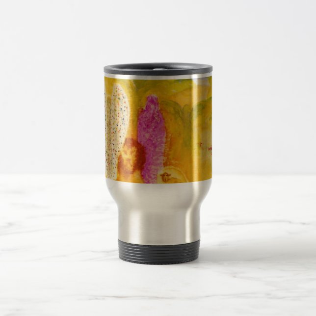 Jesus in the Wilderness Travel Mug (Center)