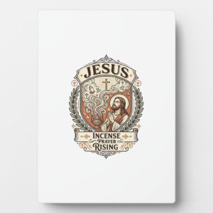 Jesus Incense Prayer Rising Jesus Incense Prayer R Plaque