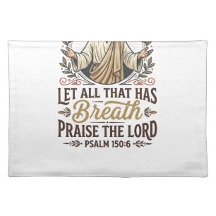 Jesus Indie Folk Acoustic Worship Graphic Tee Chri Cloth Placemat