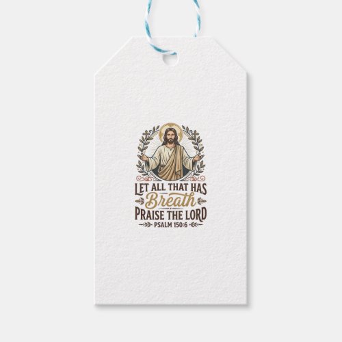 Jesus Indie Folk Acoustic Worship Graphic Tee Chri Gift Tags