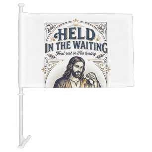Jesus Infertility Trying To Conceive Encouragement Car Flag