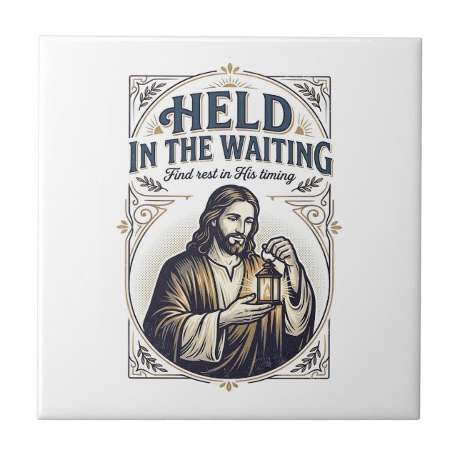 Jesus Infertility Trying To Conceive Encouragement Ceramic Tile (Front)
