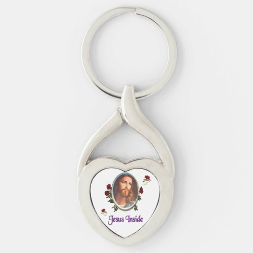 Jesus inside keychain