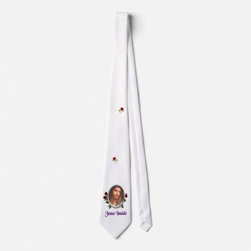 Jesus inside neck tie