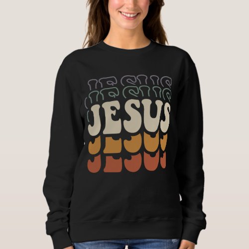 Jesus _ Inspirational Christian Design Sweatshirt
