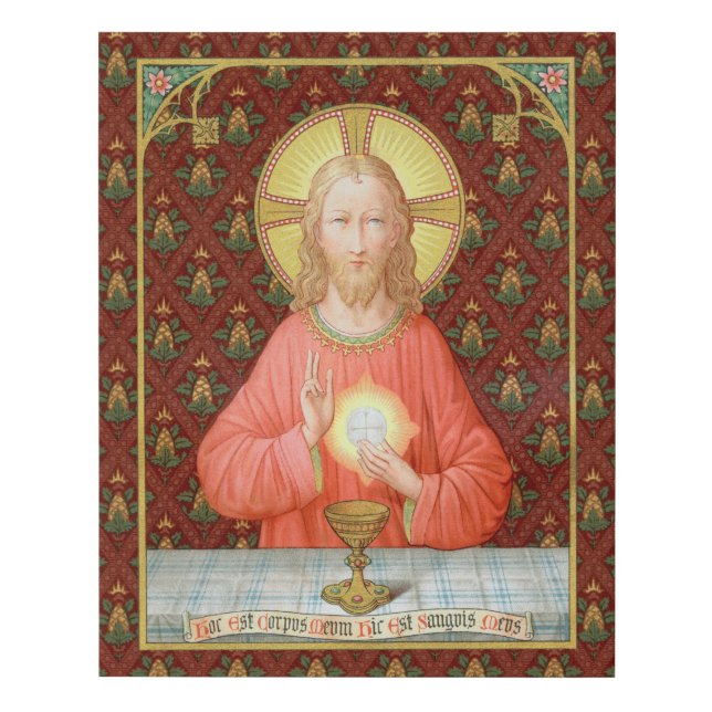 Jesus Instituting Holy Communion (SAU 045) Faux Canvas Print (Front)